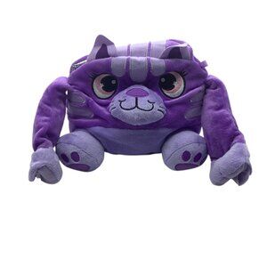 Lunch Pets Wicked Cool Toys Purple Snacky Cat Insulated Lunch Bag Plush Toy Kids